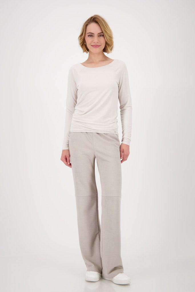 Monari Damen T-Shirts  Oat Milk