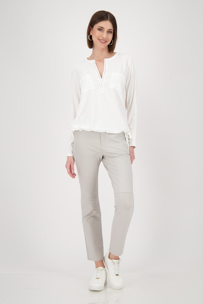 Monari Damen T-Shirts  Off-White