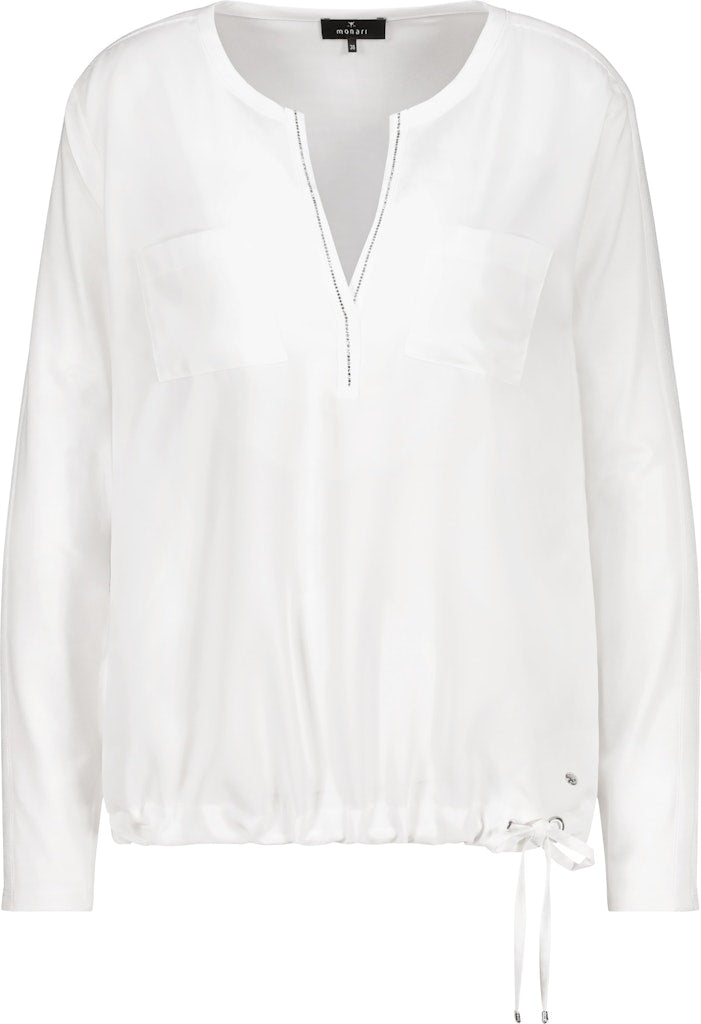 Monari Damen T-Shirts  Off-White