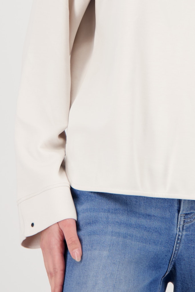 Monari Damen T-Shirts  Oat Milk