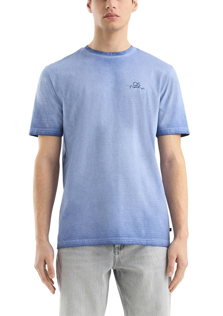 QS by S.Oliver Herren T-Shirts kurz Blue