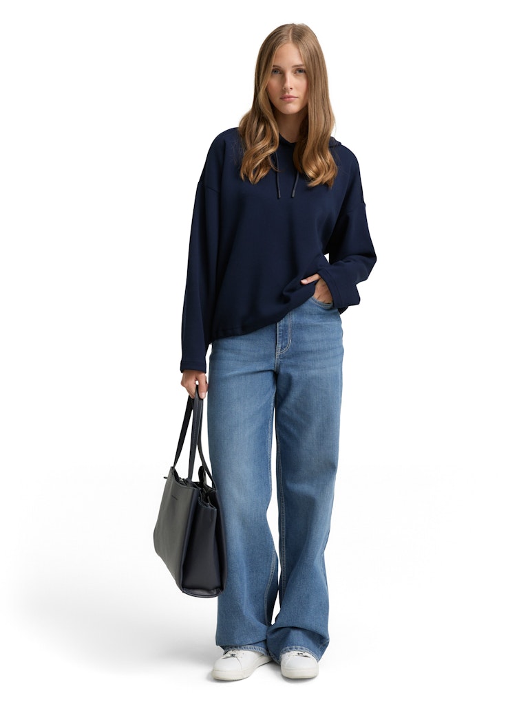 Tom Tailor denim Damen Sweatshirts Sky Captain Blu