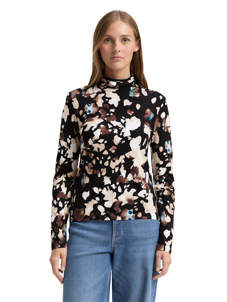 Tom Tailor denim Damen T-Shirts Abstract Print
