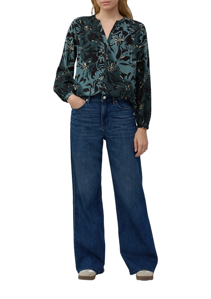 S. Oliver red Damen Blusen Blue Green