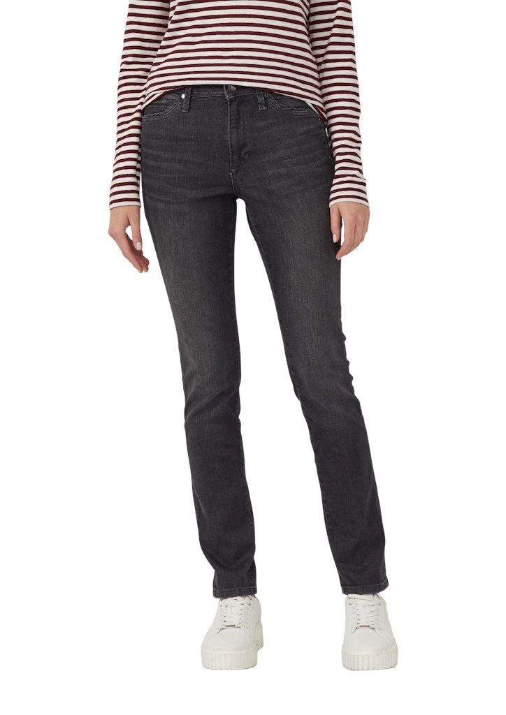 S. Oliver red Damen Jeans Grey/Black