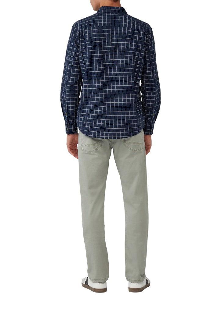 S. Oliver red Herren Hemden lang Blue