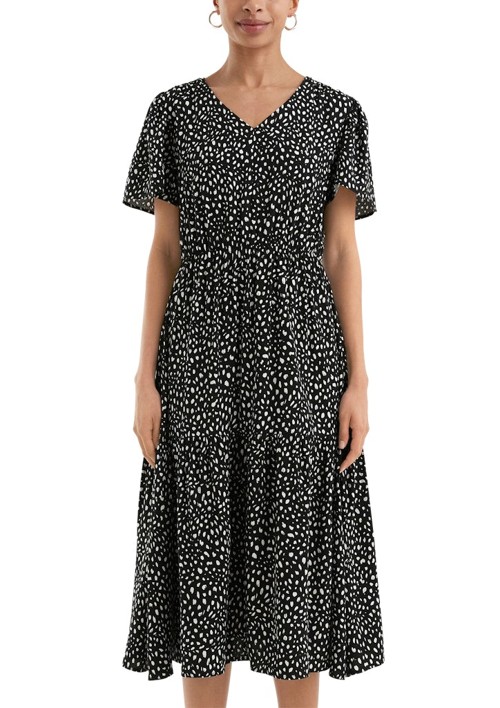 QS by S.Oliver Damen Kleider Grey/Black