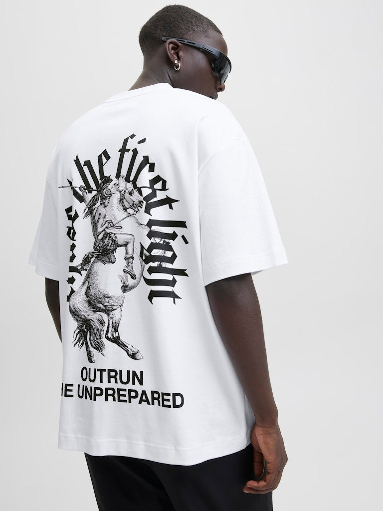 Jack & Jones Herren T-Shirts kurz White