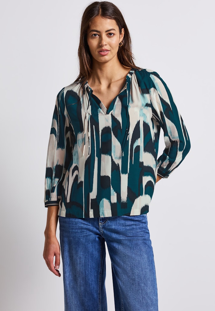 Street One Damen Blusen  Tide Blue