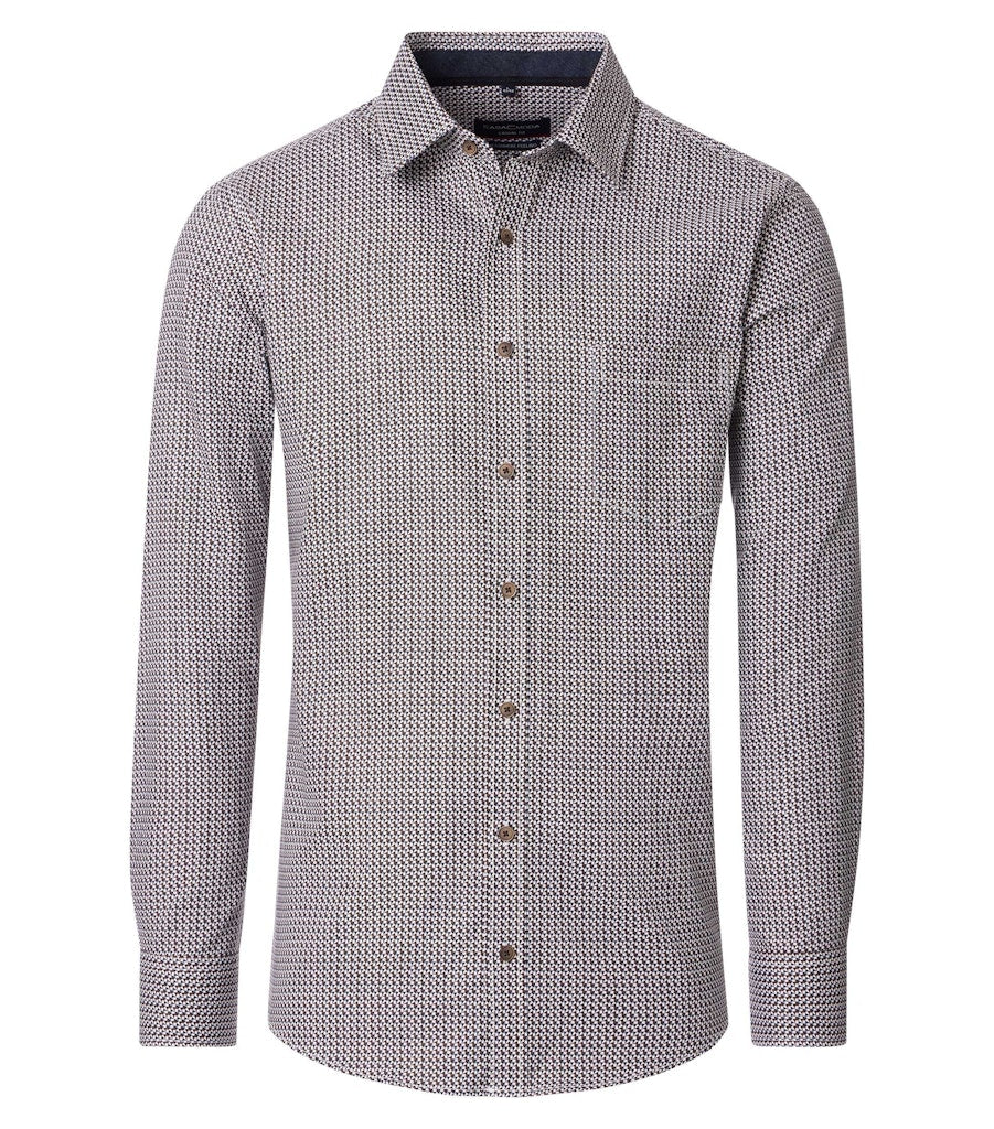 Casa Moda Herren Hemden  Braun
