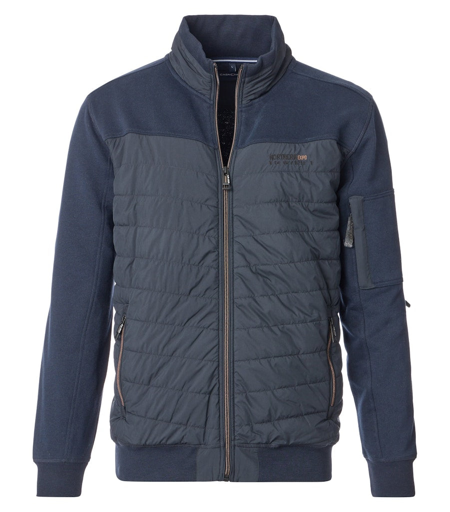 Casa Moda Herren Sweatjacken  Blau