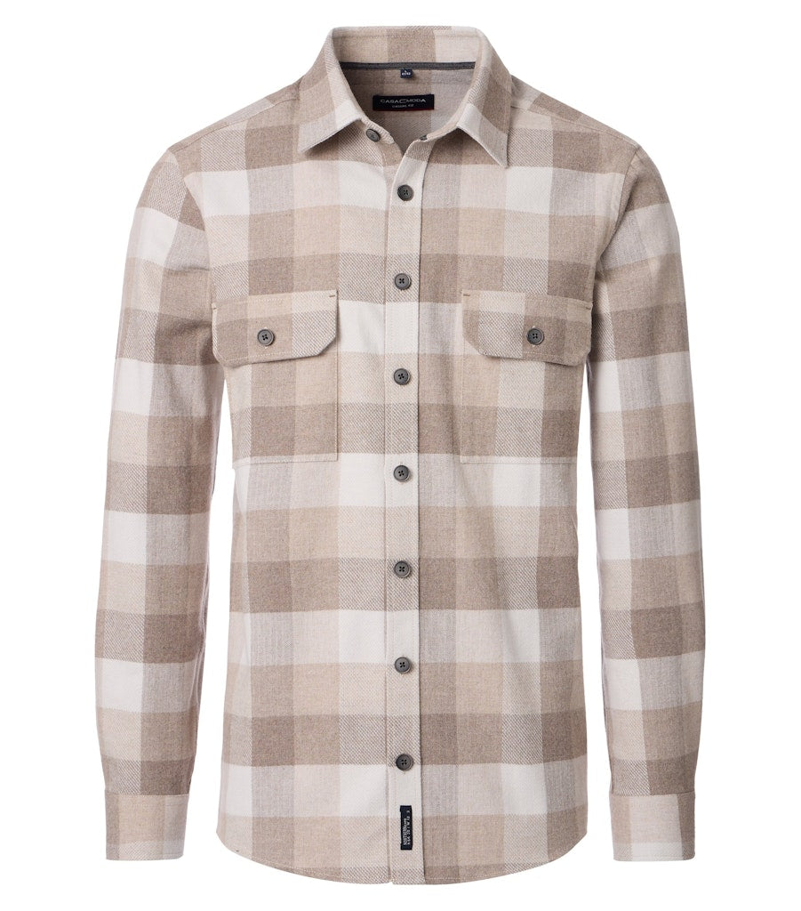 Casa Moda Herren Hemden  Beige