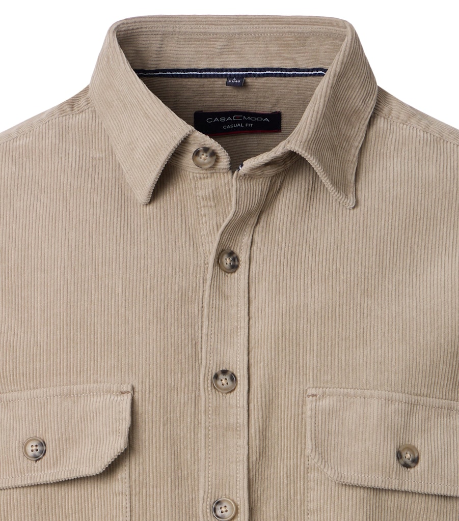 Casa Moda Herren Hemden lang Beige