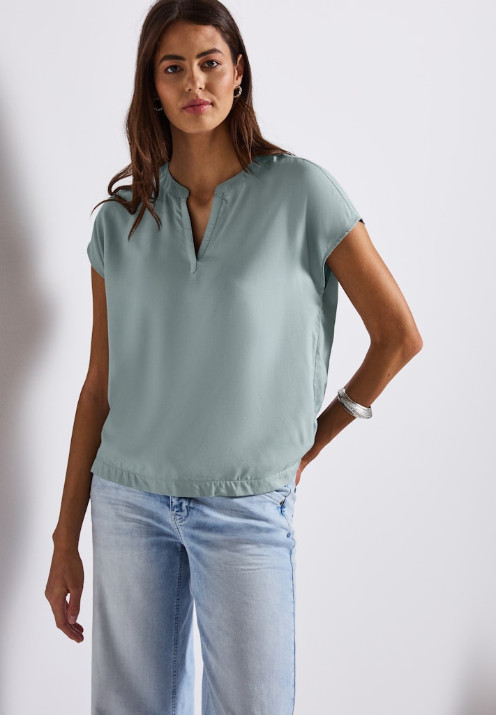 Street One Damen Blusen  Arona Blu