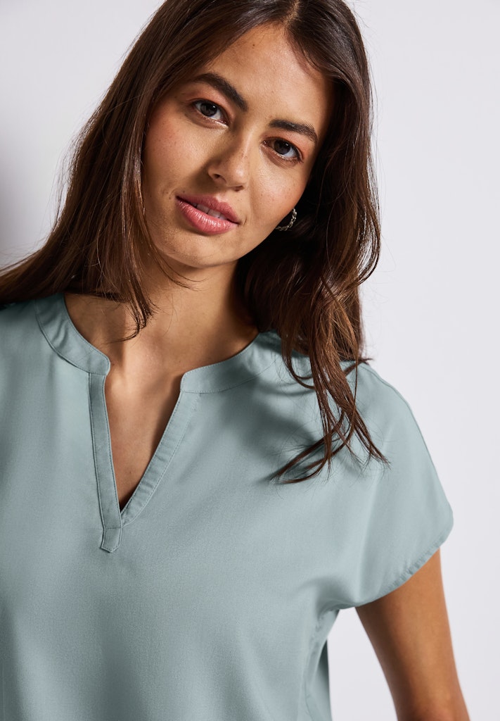 Street One Damen Blusen  Arona Blu