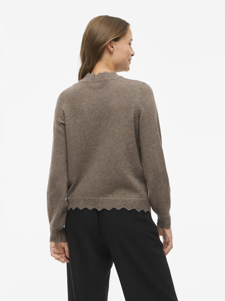 Vila Damen Pullover Falcon/Melange
