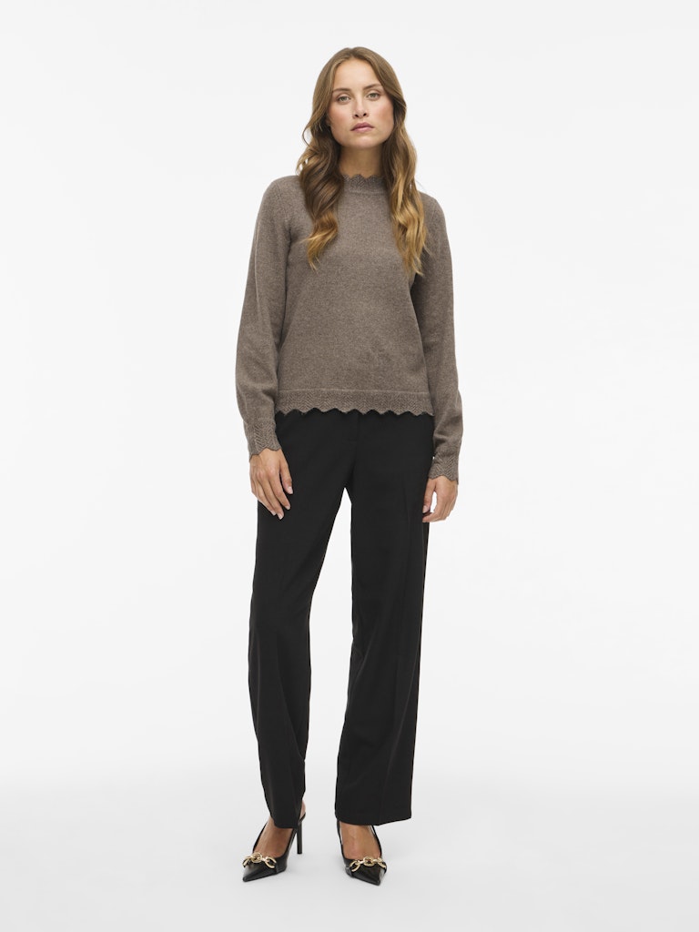 Vila Damen Pullover Falcon/Melange