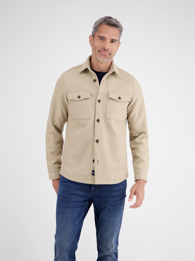 Lerros Herren Hemden Foam White
