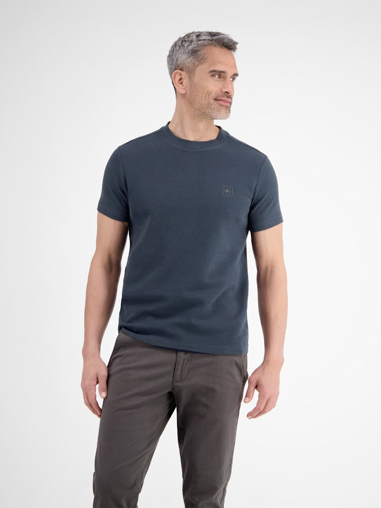 Lerros Herren T-Shirts kurz Classic Navy