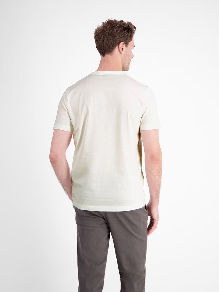 Lerros Herren T-Shirts kurz Broken White