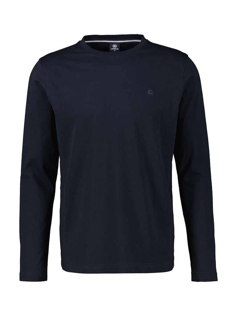 Lerros Herren T-Shirts kurz Classic Navy