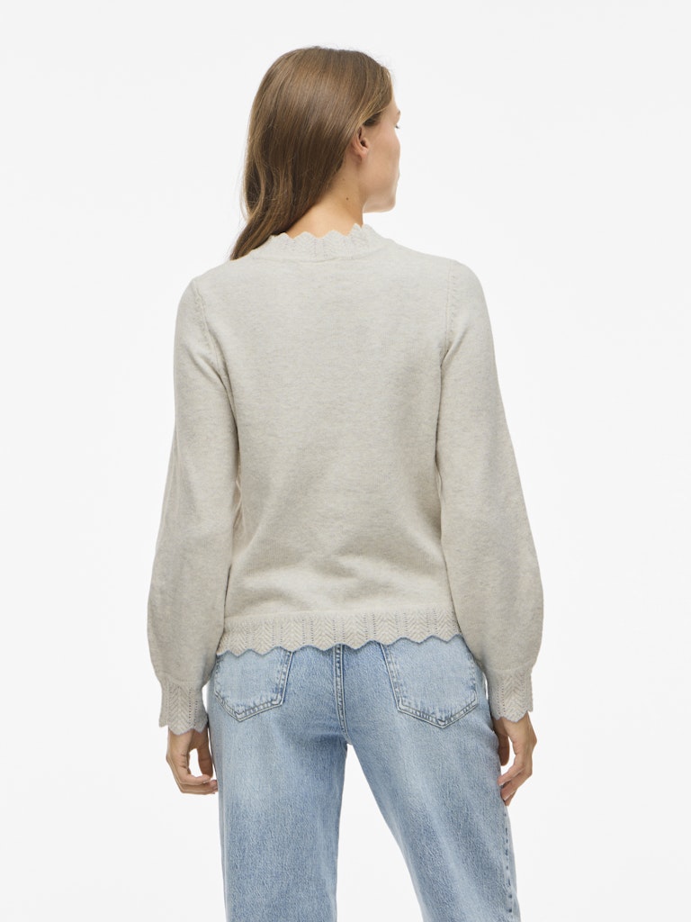 Vila Damen Pullover Super Light Nat