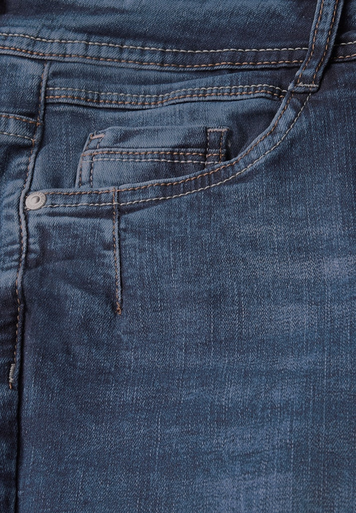 Cecil Damen Hosen  Mid Blue