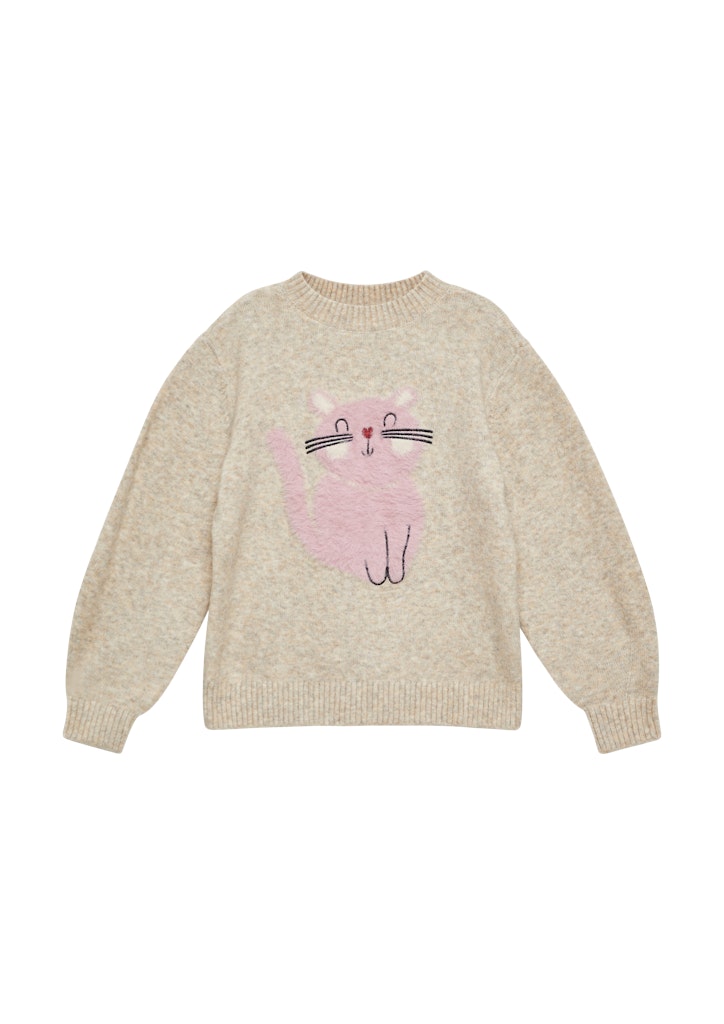 S. Oliver Mädchen Pullover & Strickjacken Brown