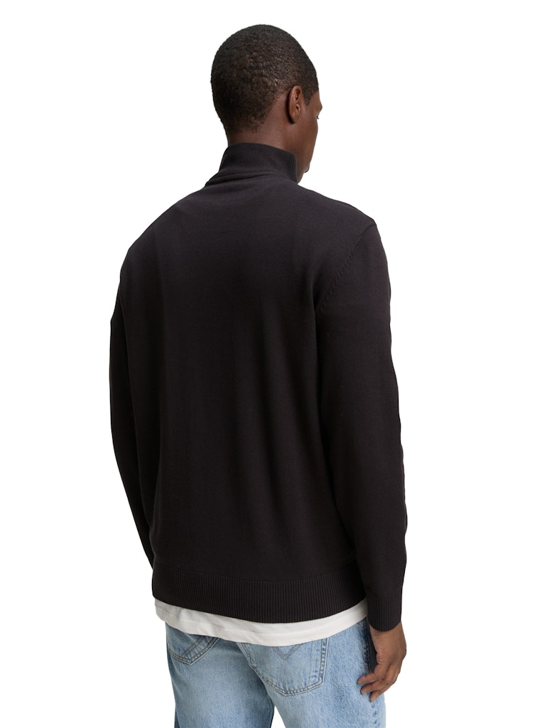 Tom Tailor denim Herren Pullover Night Watch Bla