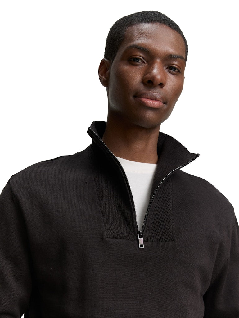Tom Tailor denim Herren Pullover Night Watch Bla