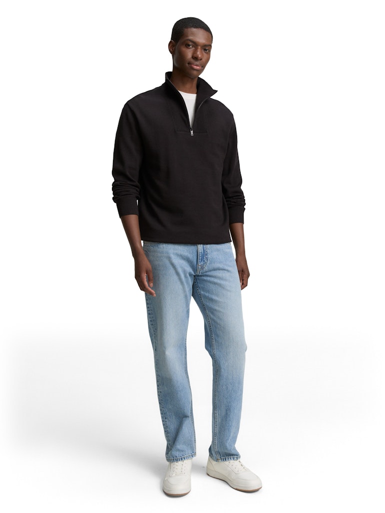 Tom Tailor denim Herren Pullover Night Watch Bla