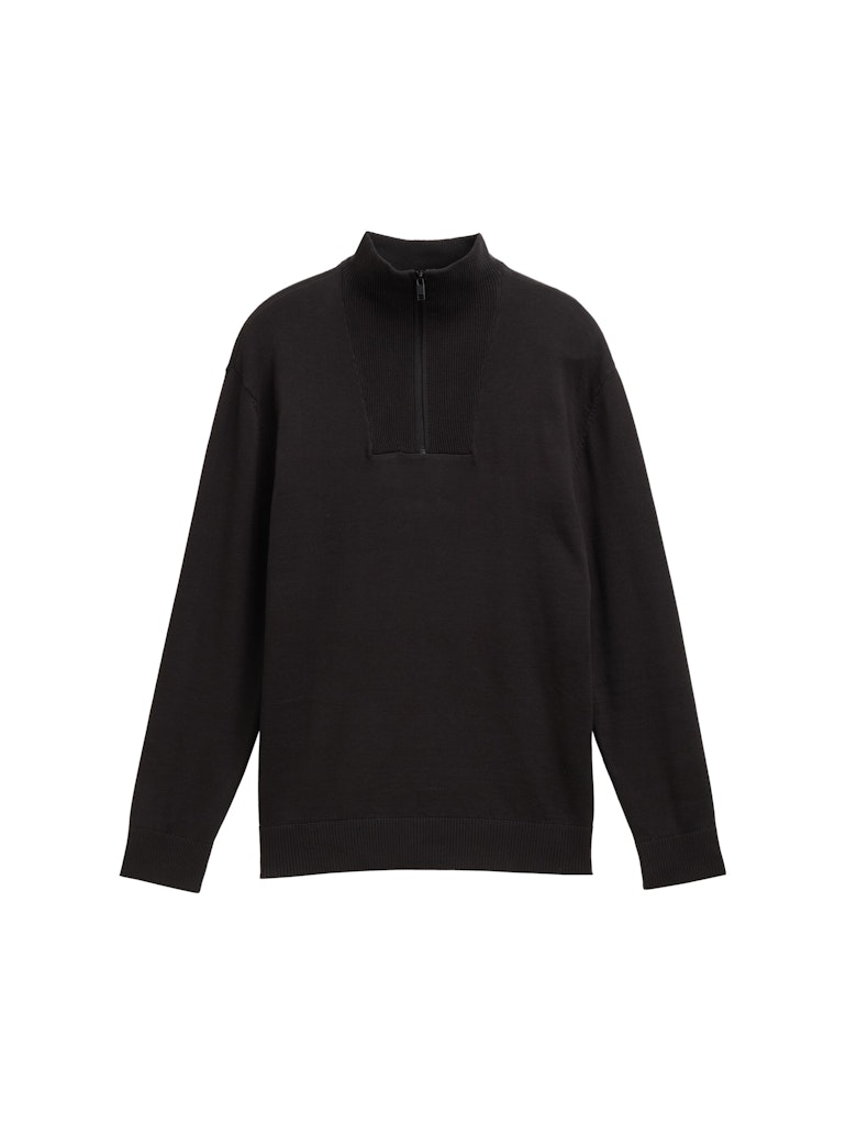 Tom Tailor denim Herren Pullover Night Watch Bla