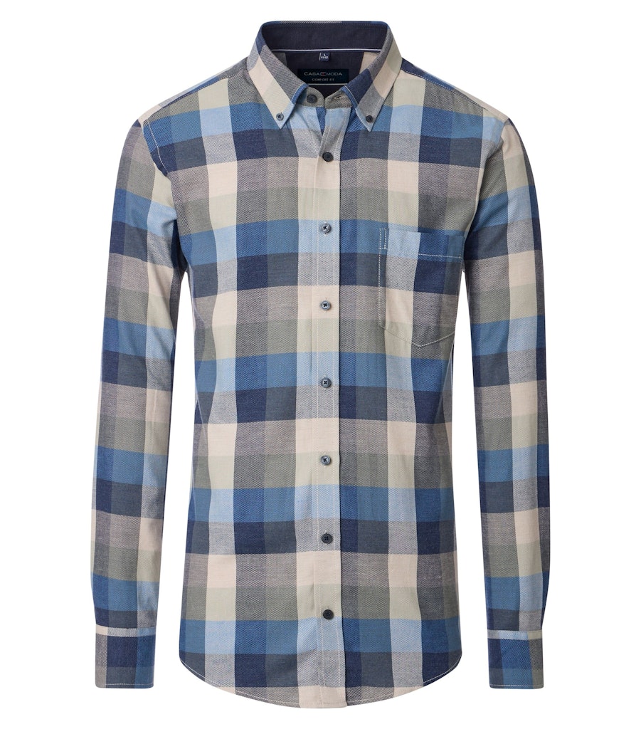 Casa Moda Herren Hemden  Blau