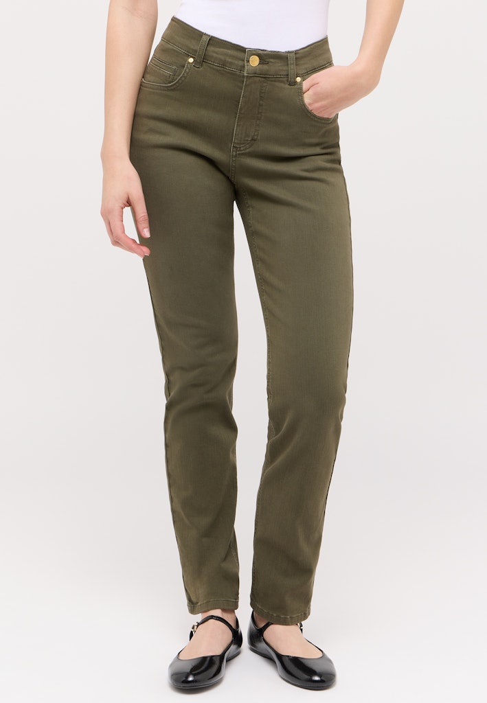 Angels Damen Jeans Khaki Used