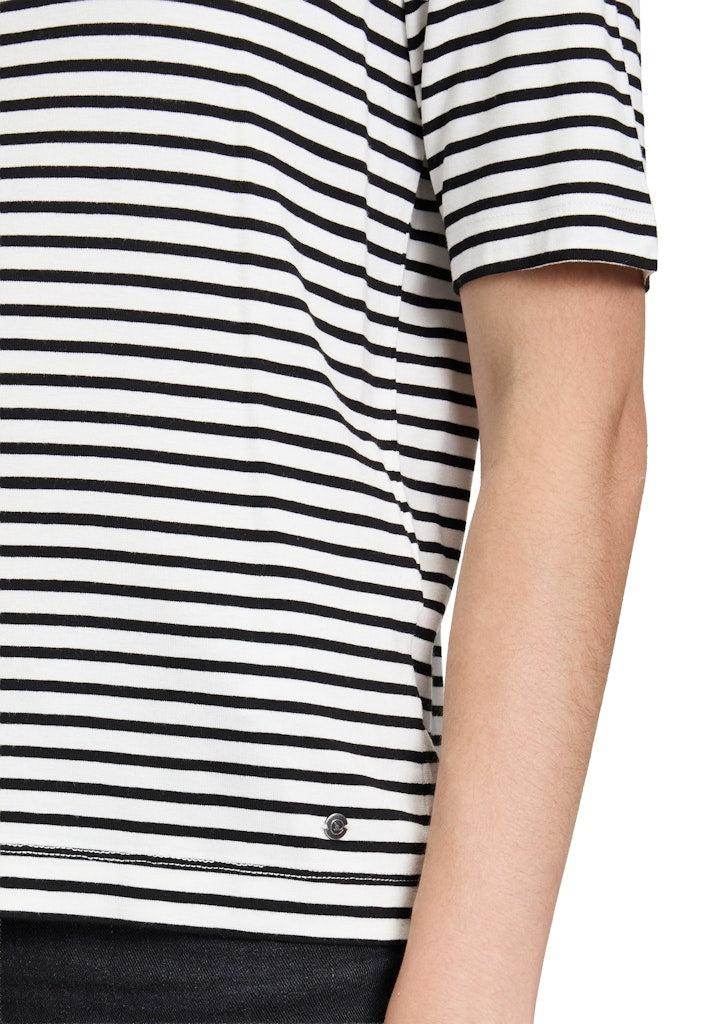 Betty & Co Damen T-Shirts Cream/Black