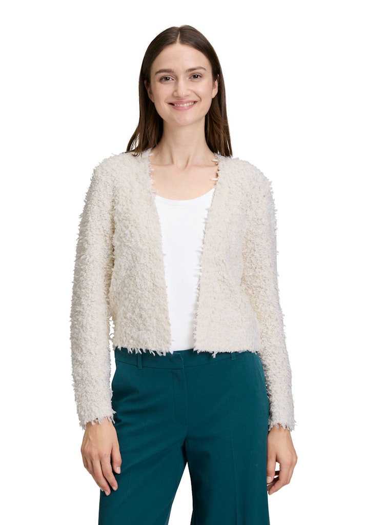 Betty & Co Damen Strickjacken Offwhite