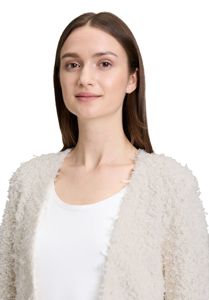 Betty & Co Damen Strickjacken Offwhite