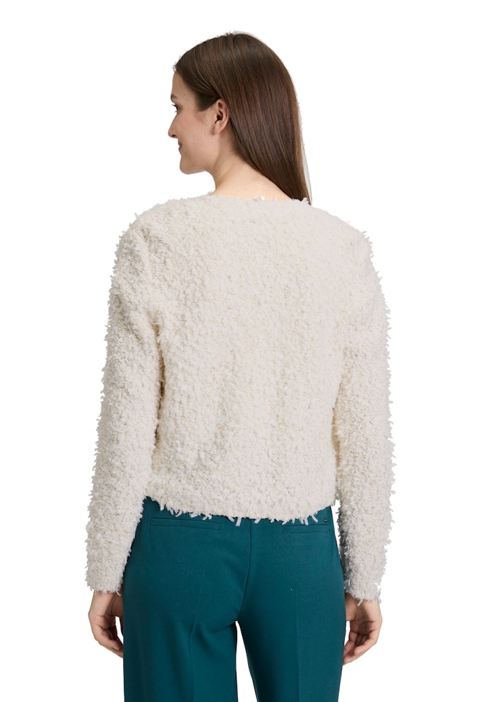 Betty & Co Damen Strickjacken Offwhite