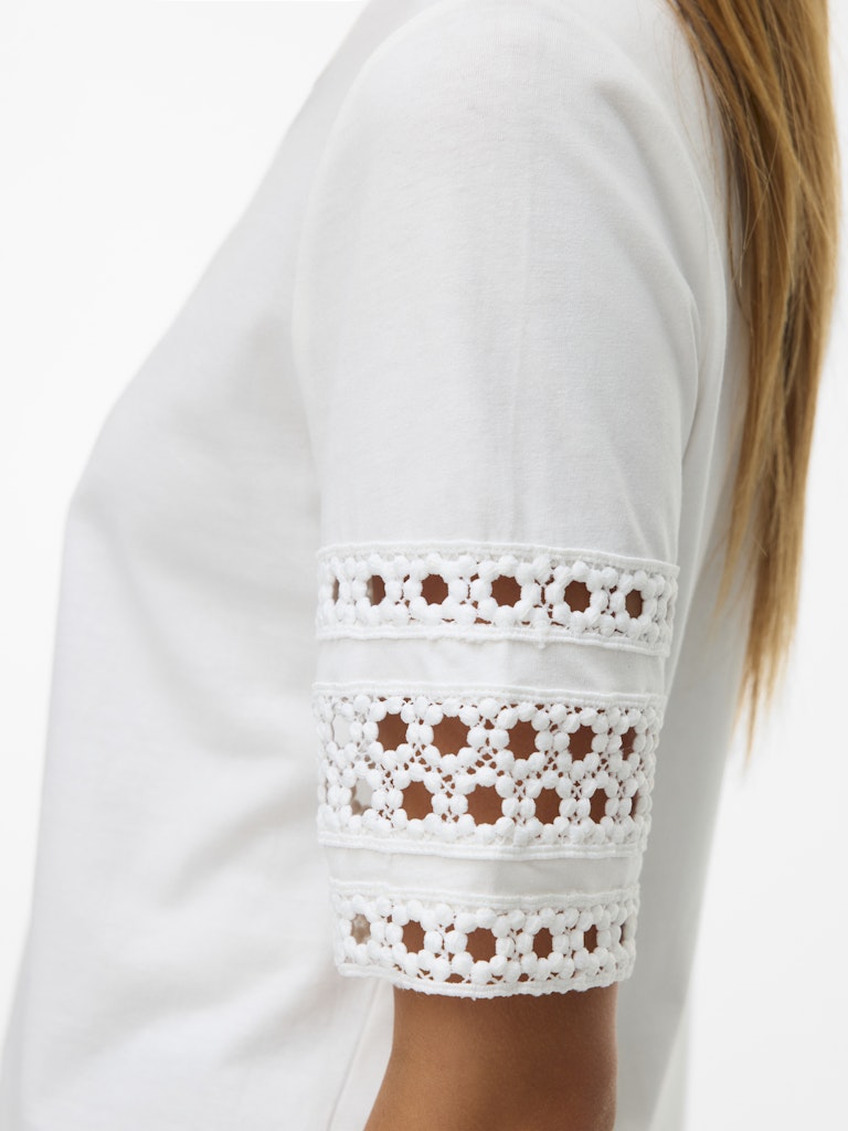 Vero Moda Damen T-Shirts Snow White/Snow