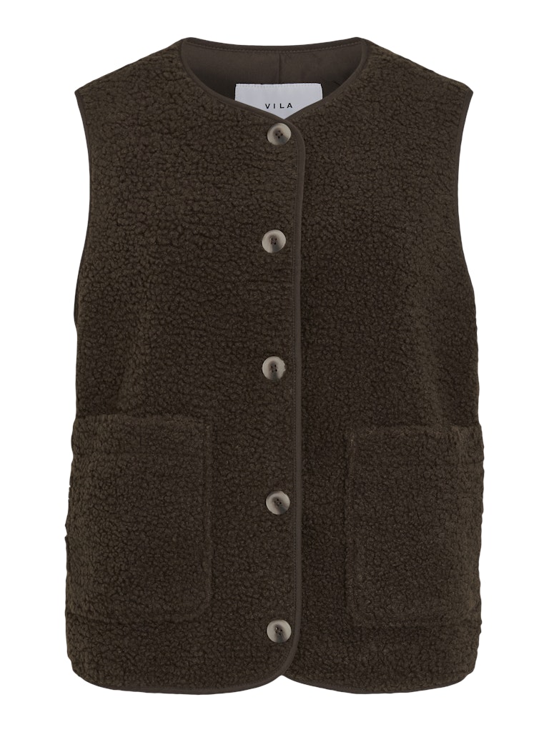 Vila Damen Outdoorwesten Coffee Bean