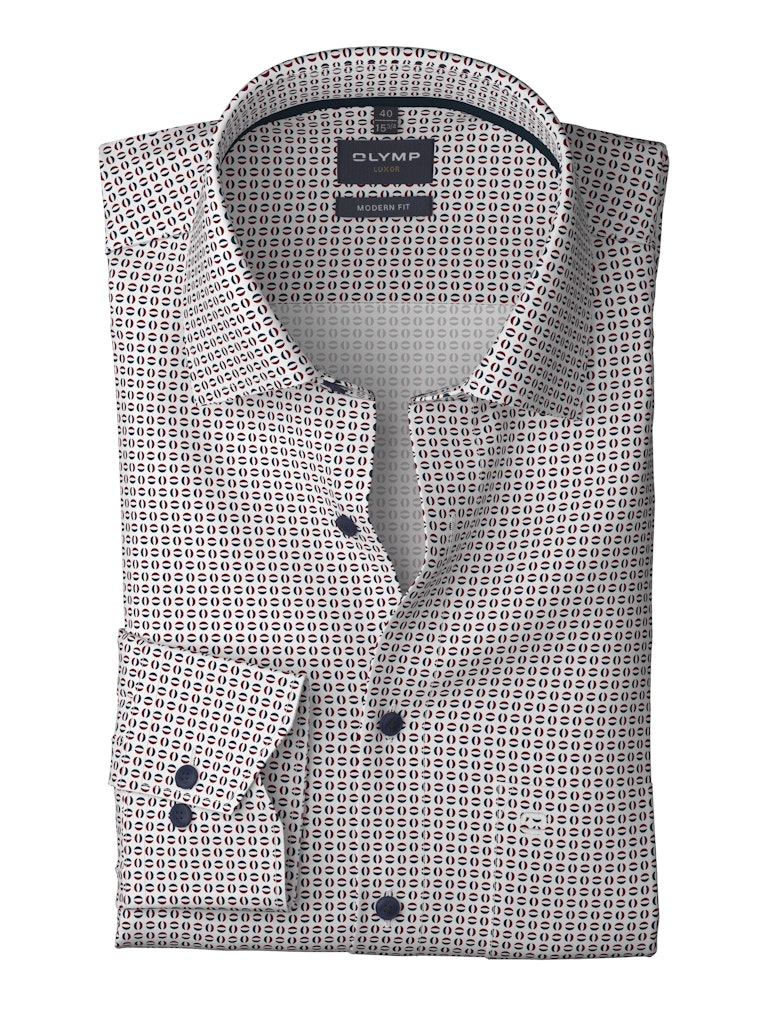 Olymp Herren Hemden lang  Chianti