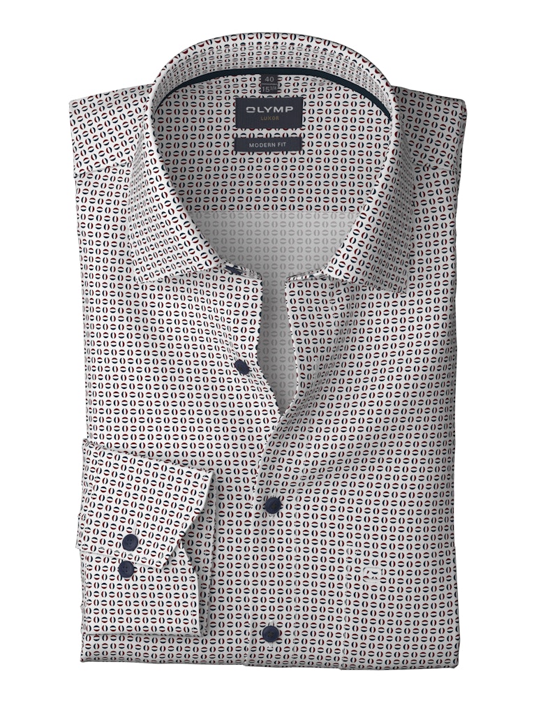 Olymp Herren Hemden lang  Chianti