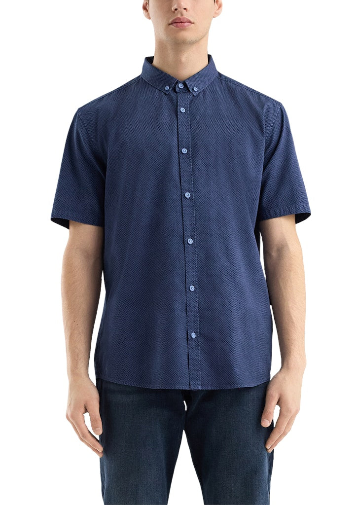 QS by S.Oliver Herren Hemden lang Blue