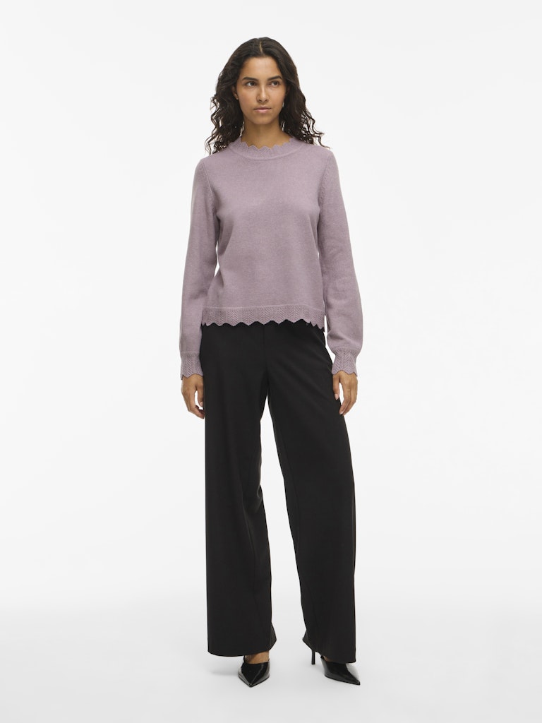 Vila Damen Pullover Toadstool/Melan