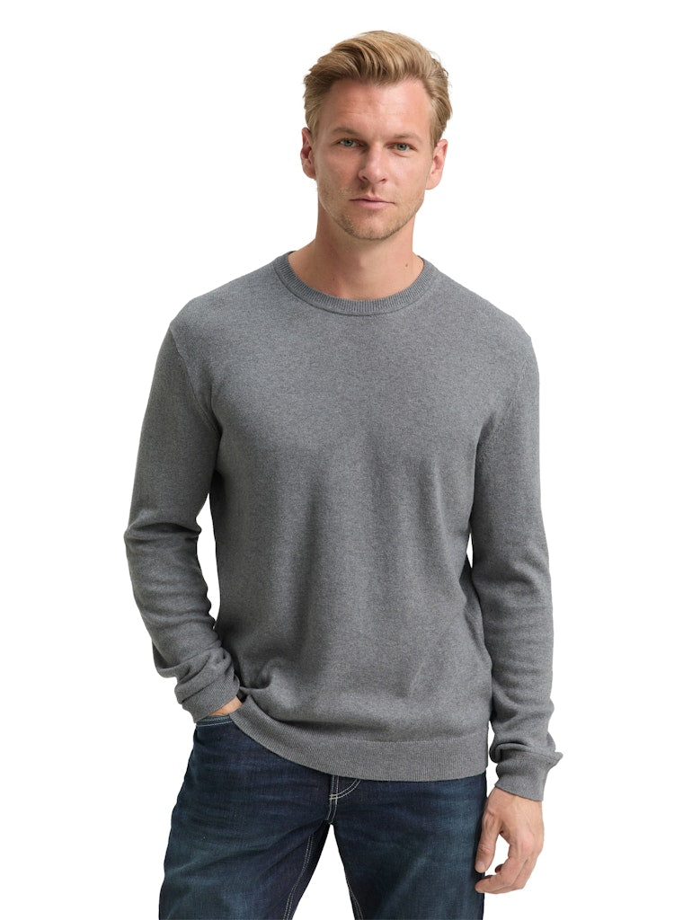 Tom Tailor Herren Pullover Classic Dark Gr