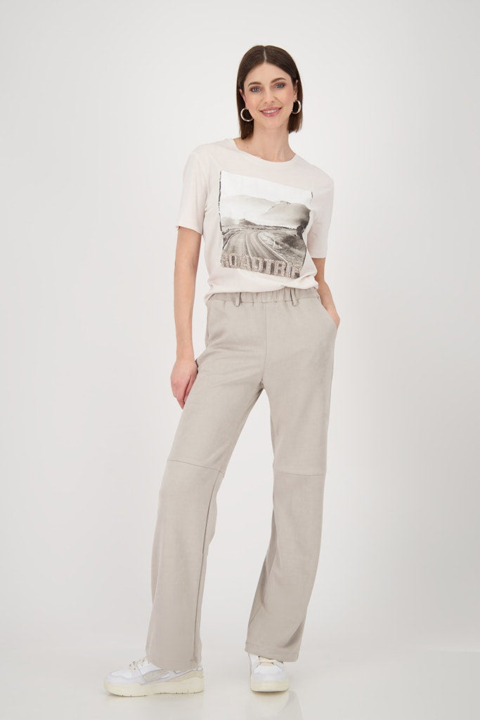 Monari Damen T-Shirts Oat Milk