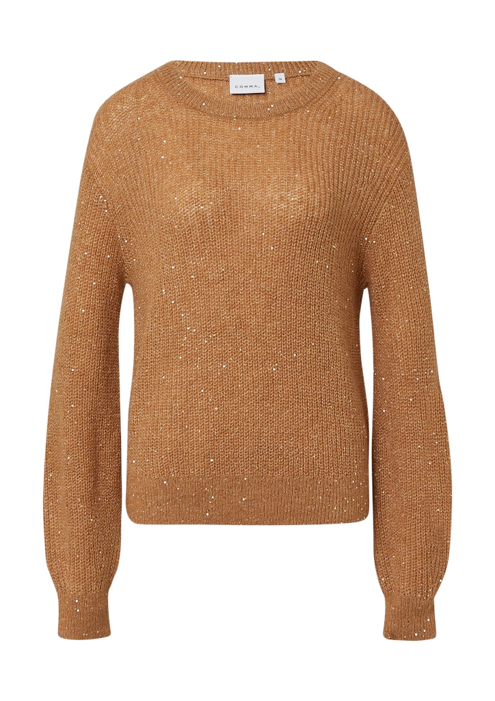 Comma Damen Pullover Brown