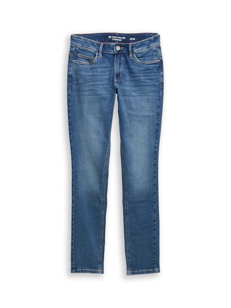 Tom Tailor Damen Jeans Clean Mid Stone