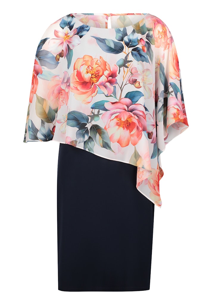 Vera Mont Damen Kleider Patch Dark Blue