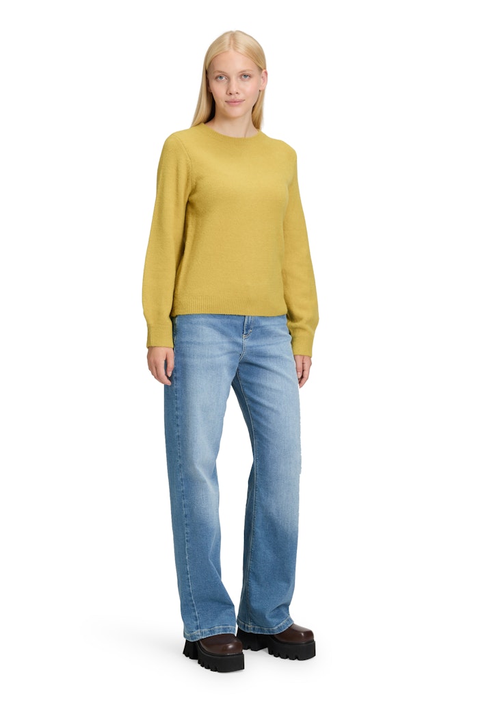 Cartoon Damen Pullover Burnished Gold